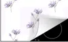 KitchenYeah© Herdabdeckplatte Blumen - Lila - Muster , Produktbild-Vorschau 1