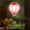 2er Set LED Solarleuchte, Heißluftballon, Feuer Effekt, H Produktbild-Vorschau 4