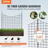 VEVOR sada 5 dekoračných záhradných plotov 75x93cm kovový Náhľad obrázku produktu 2