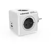 A white cube-shaped power adapter with multiple outlets and USB ports, shown on a white background. Anteprima dell’immagine prodotto
