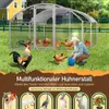 Kurnik Izrielar 3x4x2 m z nadbudową łukową, klatka dla Podgląd zdjęcia produktu 4