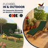 DETEX® Auflage Liege wetterfest UV-beständig Schlaufen Produktbild-Vorschau 5