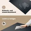 KitchenYeah© Herdabdeckplatte Metalldruck - Linie - Grau , Produktbild-Vorschau 2
