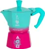 Bialetti Squid Game, Moka konvička, Modrá, Růžová, Hliník, Náhled obrázku produktu 3