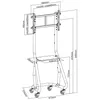 InLine TV-Wagen, für LED-TV 37"-80" (94-203cm), max. 80kg, Produktbild-Vorschau 7