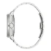 Side view of a silver watch with a metal band against a white background. Náhled obrázku produktu