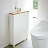 Étagère de toilette sur roulettes Métal et bois Slim Voir les images du produit 19