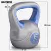 GORILLA SPORTS® Kettlebell - 6 kg Gewichte, Kunststoff - Produktbild-Vorschau 5