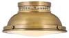 Deckenleuchte, Stahl, Glas, Messing, D 32,3 cm Produktbild-Vorschau 1