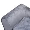 vidaXL Sofa dla psa szara 57x34x36 cm pluszowa Podgląd zdjęcia produktu 11