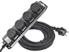 Gartensteckdosenleiste für Außen 4-fach IP44 H07RN-F Produktbild-Vorschau 2