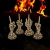 Skeletthand Mittelfinger Dekofigur Produktbild-Vorschau 5