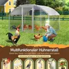Izrielar Hühnerstall Hühnerhaus 3x2x2m Bogenaufsatz Produktbild-Vorschau 4