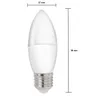 Spectrum LED E27 C37 Kerzenform 1W 230V 90lm 270° Warmweiß Produktbild-Vorschau 4