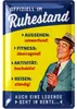 LANOLU Retro Blechschild Ruhestand Geschenk zum Produktbild-Vorschau 1