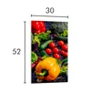 Glasschneidebrett 30x52 Gemüse Produktbild-Vorschau 2