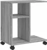 vidaXL Stolik boczny na kółkach Szary Sonoma 50x30x55 cm Podgląd zdjęcia produktu 1