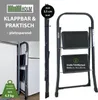 Trittleiter 2-stufig klappbar 150 kg Anti-Rutsch Produktbild-Vorschau 6