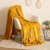 Plyšová flanelová deka 180x230 cm žlutá Náhled obrázku produktu 6