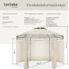tectake® Gartenpavillon Siana Ø 3,5 m Produktbild-Vorschau 5