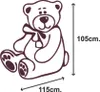 XXL Teddybär Plüsch Kuschel  Teddy Bär Valentinstag Produktbild-Vorschau 7