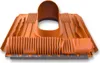 Klöber Dachentlüftung DN100 Orange Universal Grundplatte Produktbild-Vorschau 3