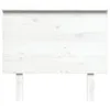 vidaXL Kopfteil Weiß 94x6x82,5 cm Massivholz Kiefer - Produktbild-Vorschau 3