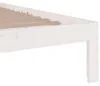 vidaXL Massivholzbett Weiß 120x200 cm Produktbild-Vorschau 6