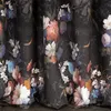 Vorhang KAREN schwarz rosa 140x270 cm  Kräuselband Produktbild-Vorschau 9