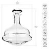 KROSNO Roly-Poly Whisky Karaffe 750 ml mit Stopper – Produktbild-Vorschau 3