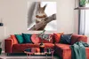 MuchoWow® Poster Eichhörnchen - Baum - Schneeflocke - Produktbild-Vorschau 2