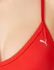 PUMA Badeanzug Damen Schwimmanzug Rot Crossback Produktbild-Vorschau 2