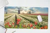 MuchoWow® Schreibtischunterlage Windmühle - Tulpen - Himmel Produktbild-Vorschau 5