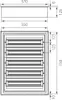 QUITELINE 5x24 DARP-120 PT IP54 Quadro di distribuzione Anteprima dell’immagine prodotto 6