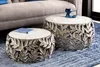 riess-ambiente Rundes 2er Set Couchtische ABSTRACT LEAF Produktbild-Vorschau 5