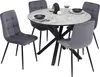 Homestyle4u Essgruppe mit 4 Stühlen 5 tlg Esstischset Produktbild-Vorschau 12