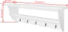 vidaXL Portemanteau MDF Blanc Style Baroque - Patères & Voir les images du produit 7
