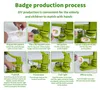 Button Maker Machine 32mm, DIY Pin Button Press Kit avec Voir les images du produit 3
