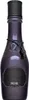 A product shot of a dark purple perfume bottle with a black cap and label. Voir les images du produit