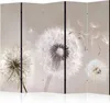 A room divider with a close-up image of dandelions. Produktbild-Vorschau