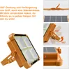 MODFU LED pracovní reflektor s akumulátorem a solárním Náhled obrázku produktu 9