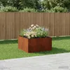 vidaXL záhradný kvetináč s vzhľadom nažltej rez, 80 x 80 x Náhľad obrázku produktu 2