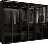 Kleiderschrank Monaco in Schwarz 300cm Breit inkl. Zubehör, Produktbild-Vorschau 2
