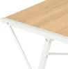 vidaXL Písací stôl s policou biely a dub 116 × 50 × 93 cm Náhľad obrázku produktu 5
