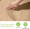 heimtexland ® Kuscheldecke SUPER SOFT Wohndecke Uni Flanell Produktbild-Vorschau 2