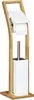 Brosse de toilette avec porte-papier en bambou RD0321 Voir les images du produit 1