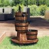 vidaXL Gartenbrunnen mit Rollen und Pumpe 55x55x80 cm Produktbild-Vorschau 2