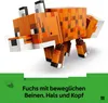 LEGO Minecraft Le Renard - Personnage animal en 3D avec Voir les images du produit 6