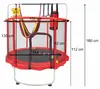 Zahradní trampolína pro děti sítě míče basketbal 155 cm Náhled obrázku produktu 4