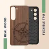 kwmobile Handyhülle für Samsung Galaxy S23 Hülle Holz - Produktbild-Vorschau 4